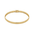 18k Gold Maze Line Bangle - 18k Gold Bangle - Embellish Gold Jewelry & Diamond