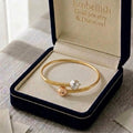 18k Gold Tri Color Disco Ball Bangle - 18k Gold Bangle - Embellish Gold Jewelry & Diamond