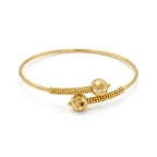 18k Gold Disco Ball Inspired Bangle - 18k Gold Bangle - Embellish Gold Jewelry & Diamond