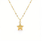 18K Real Gold Super Star Necklace And Earring Set - Best Seller - Embellish Gold