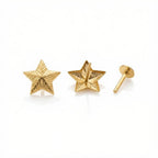 18K Real Gold Super Star Necklace And Earring Set - Best Seller - Embellish Gold