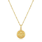 18K Real Gold CC Necklace And Earring Set - Festive Collection - Embellish Gold