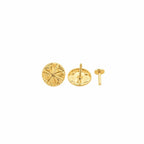 18K Real Gold Round Clove Necklace And Earring Set - Best Seller - Embellish Gold