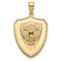 18k Gold Harley Inspired Pendant - 18k Gold Pendant - Embellish Gold Jewelry & Diamond