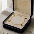 سوار قطرات سوداء من الذهب الحقيقي عيار 18 قيراط - Gold Jewellery - Embellish Gold Jewelry & Diamond