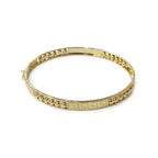 18k Gold Maze Ball Bangle - 18k Gold Bangle - Embellish Gold Jewelry & Diamond