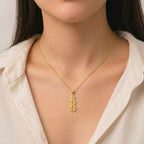 18k Gold Money Coin Inspired Necklace - 18k Gold Necklace - Embellish Gold Jewelry & Diamond
