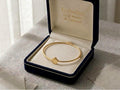 18k Gold Premium Clover Bangle - 18k Gold Bangle - Embellish Gold Jewelry & Diamond