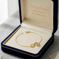 18K Gold Nail Infinity Bracelet - ad collection - Embellish Gold Jewelry & Diamond