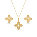 18k Gold Shuriken Inspired Jewelry Set - Best Seller - Embellish Gold Jewelry & Diamond