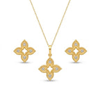 18k Gold Shuriken Inspired Jewelry Set - Best Seller - Embellish Gold Jewelry & Diamond