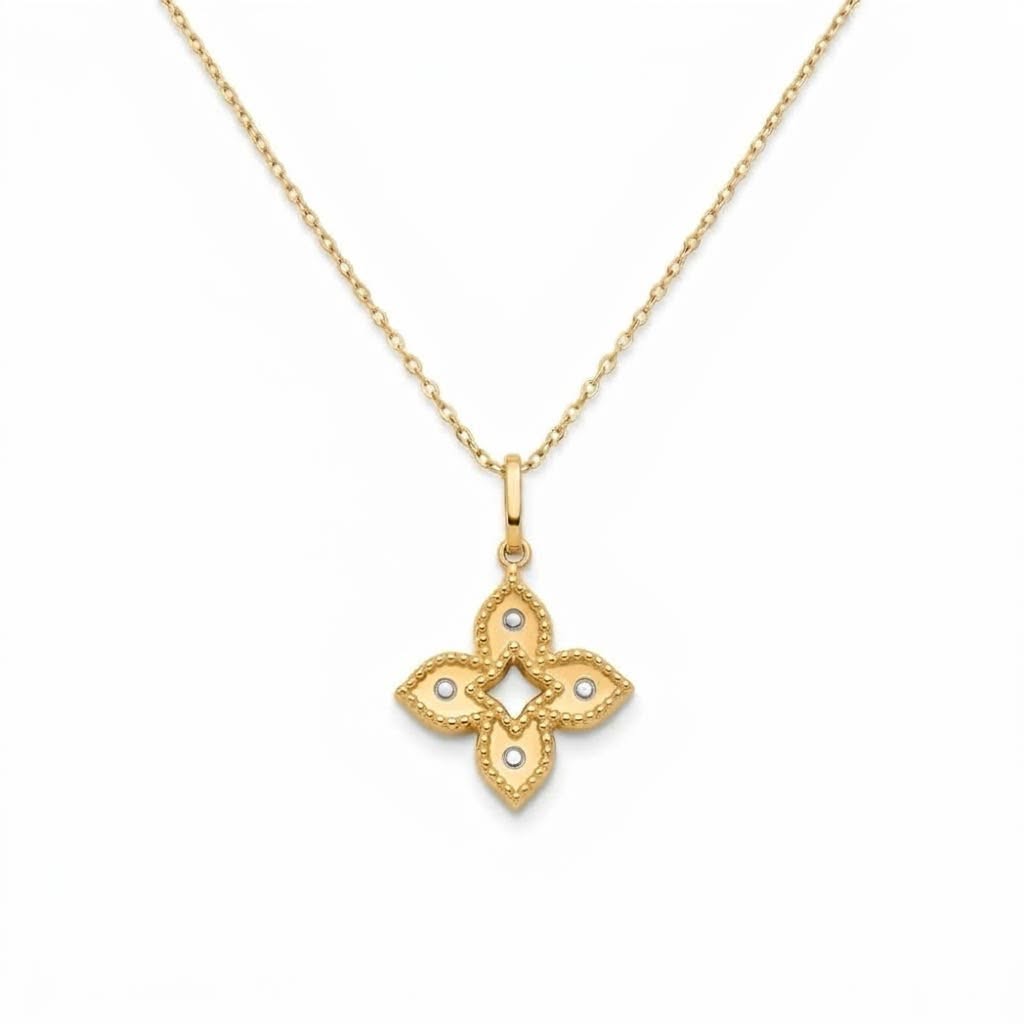 18k Gold Shuriken Inspired Jewelry Set - Best Seller - Embellish Gold Jewelry & Diamond