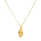 18K Real Gold Yin Yang Necklace And Earring Set - Gold Jewellery - Embellish Gold Jewelry & Diamond