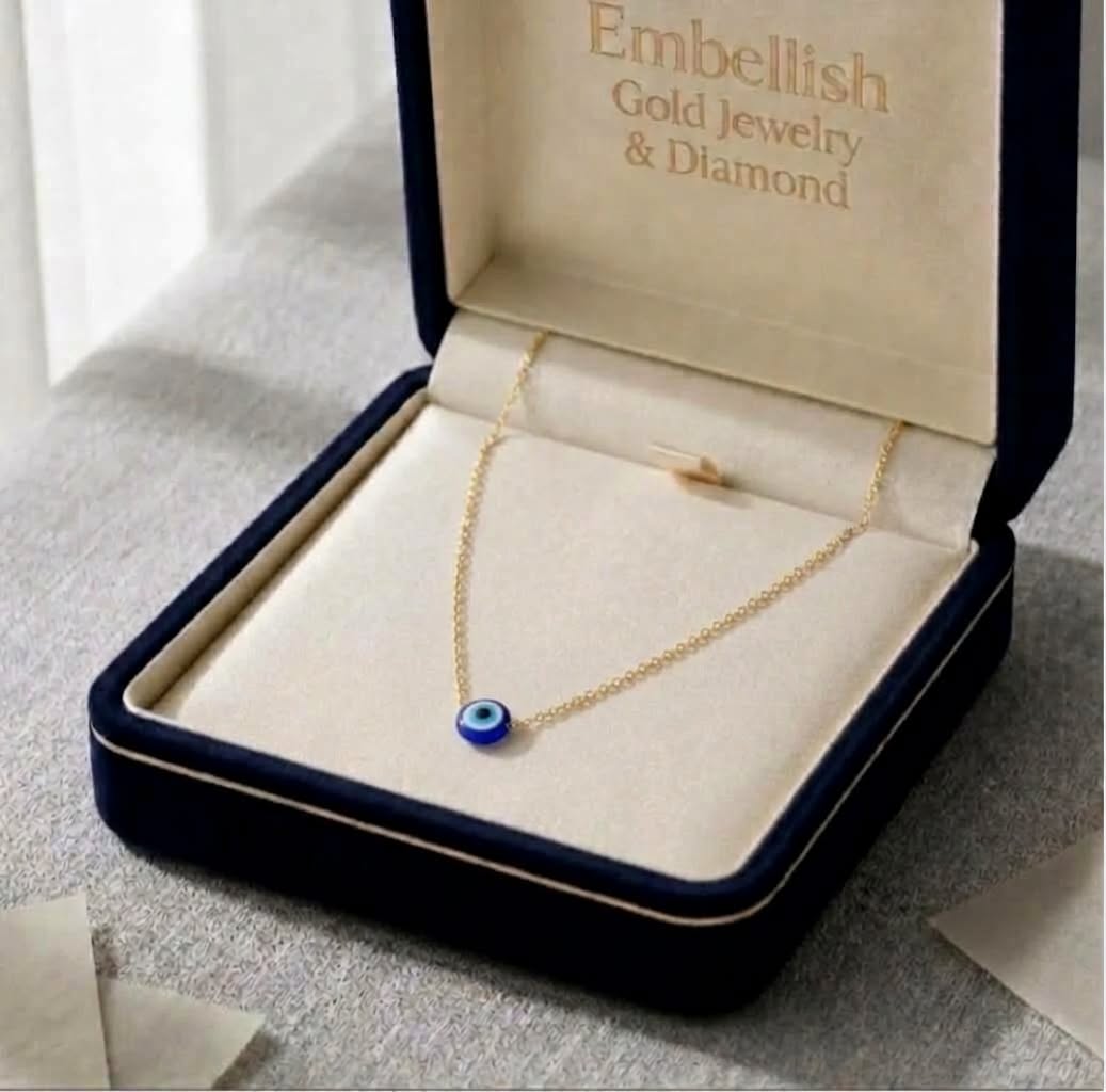 18k Gold Evil Eye Set Bundle Offer - Festive Collection - Embellish Gold Jewelry & Diamond