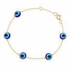 18k Gold Evil Eye Set Bundle Offer - Festive Collection - Embellish Gold Jewelry & Diamond