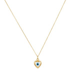 18k Gold Heart Evil Eye Set Bundle Offer - Festive Collection - Embellish Gold Jewelry & Diamond