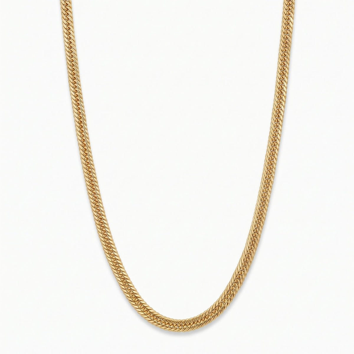 18K Real Gold Triple Lock Japan Chain - 18k Gold Chain - Embellish Gold Jewelry & Diamond