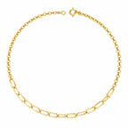 18k Gold Real Link Clip Bracelet - 18k Gold Bracelet - Embellish Gold Jewelry & Diamond