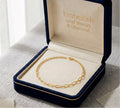 18k Gold Real Link Clip Bracelet - 18k Gold Bracelet - Embellish Gold Jewelry & Diamond