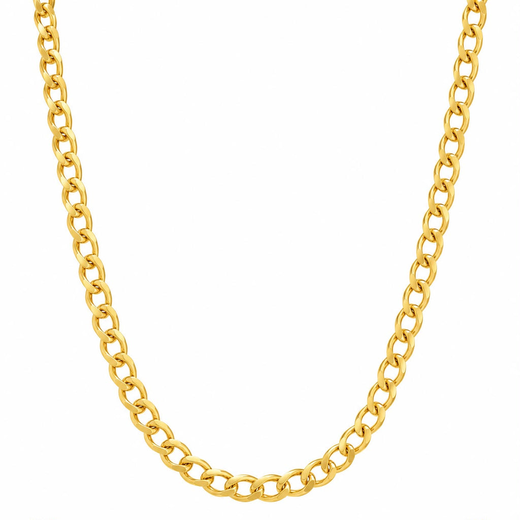 18k Gold Cuban Chain 5 - 18k Gold Chain - Embellish Gold Jewelry & Diamond
