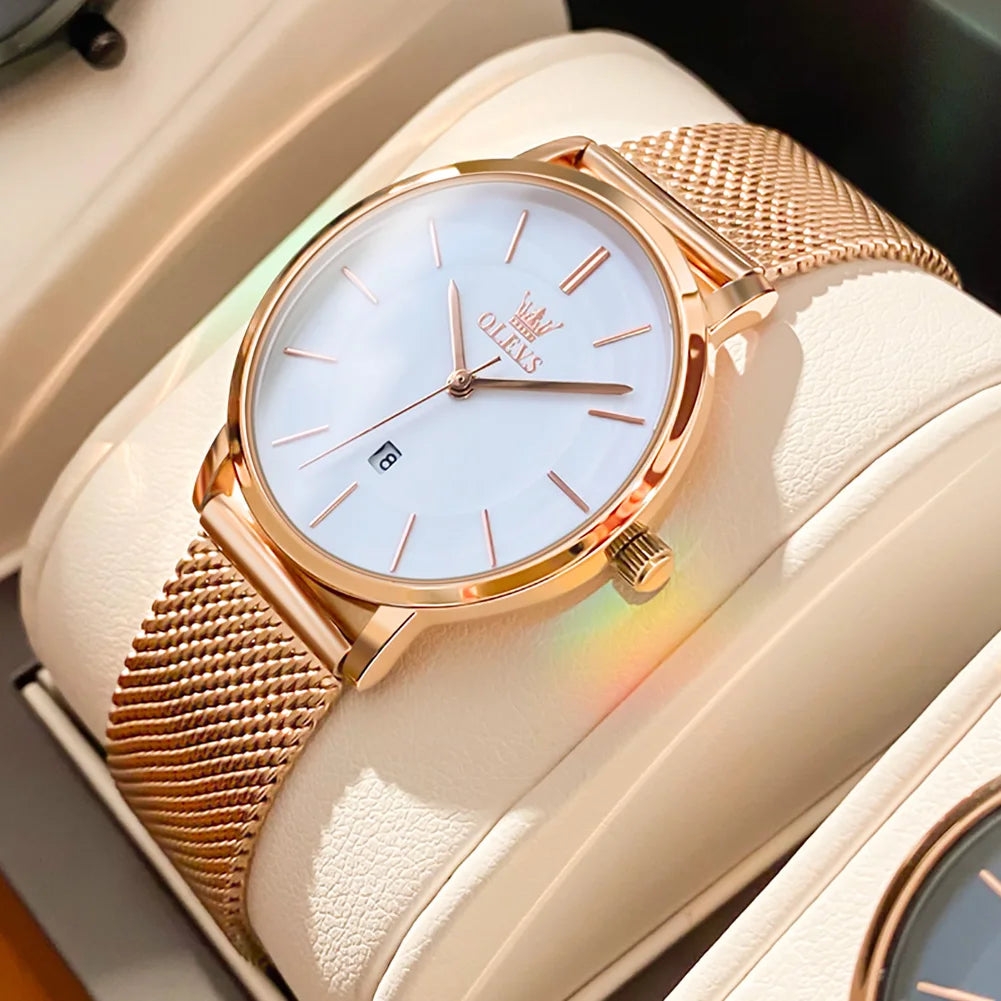 OLEVS Watches For Women - Olevs - Embellish Gold Jewelry & Diamond