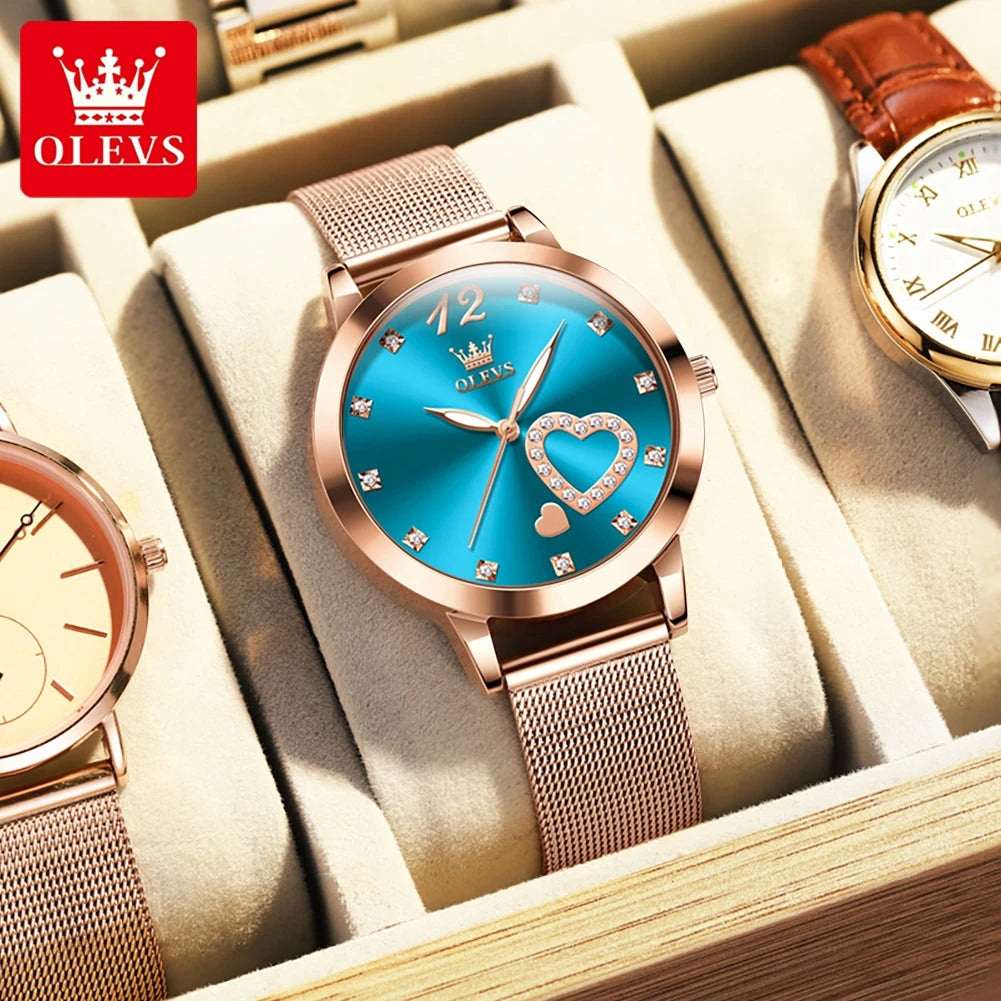 OLEVS Elegant Quartz Watch for Women - Olevs - Embellish Gold Jewelry & Diamond