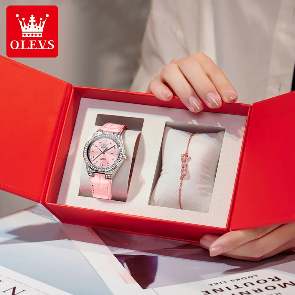 OLEVS Original Women's Watches - Olevs - Embellish Gold Jewelry & Diamond