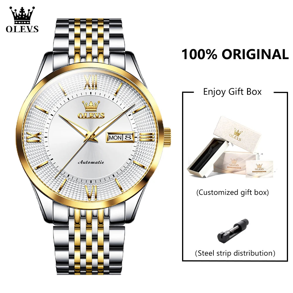 OLEVS 6657 Mens Watch - Olevs - Embellish Gold Jewelry & Diamond