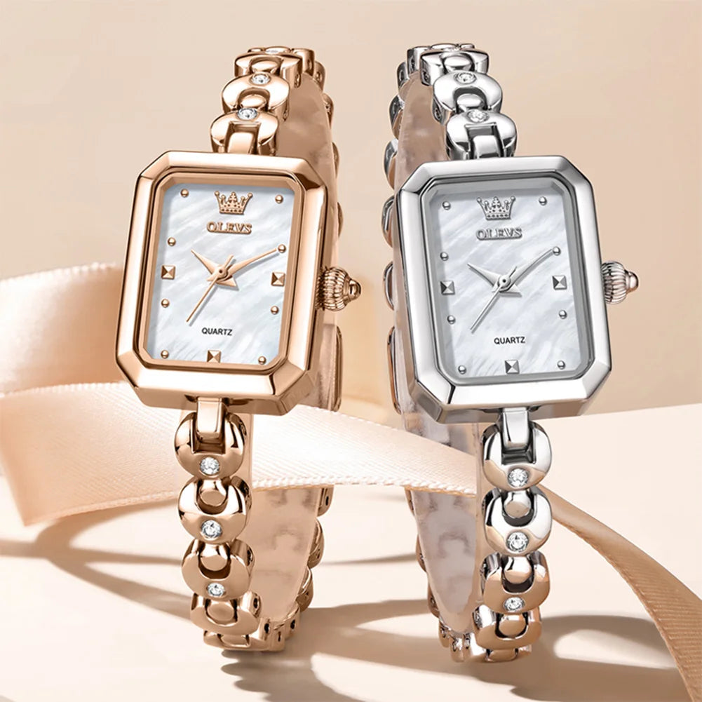 OLEVS Luxury Brand Original Quartz Women Watches - Olevs - Embellish Gold Jewelry & Diamond