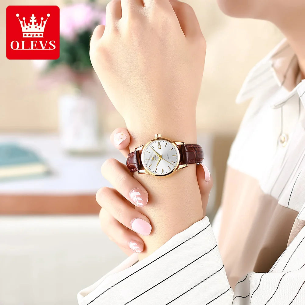 OLEVS 6898 Elegant Women's Watch - Olevs - Embellish Gold Jewelry & Diamond