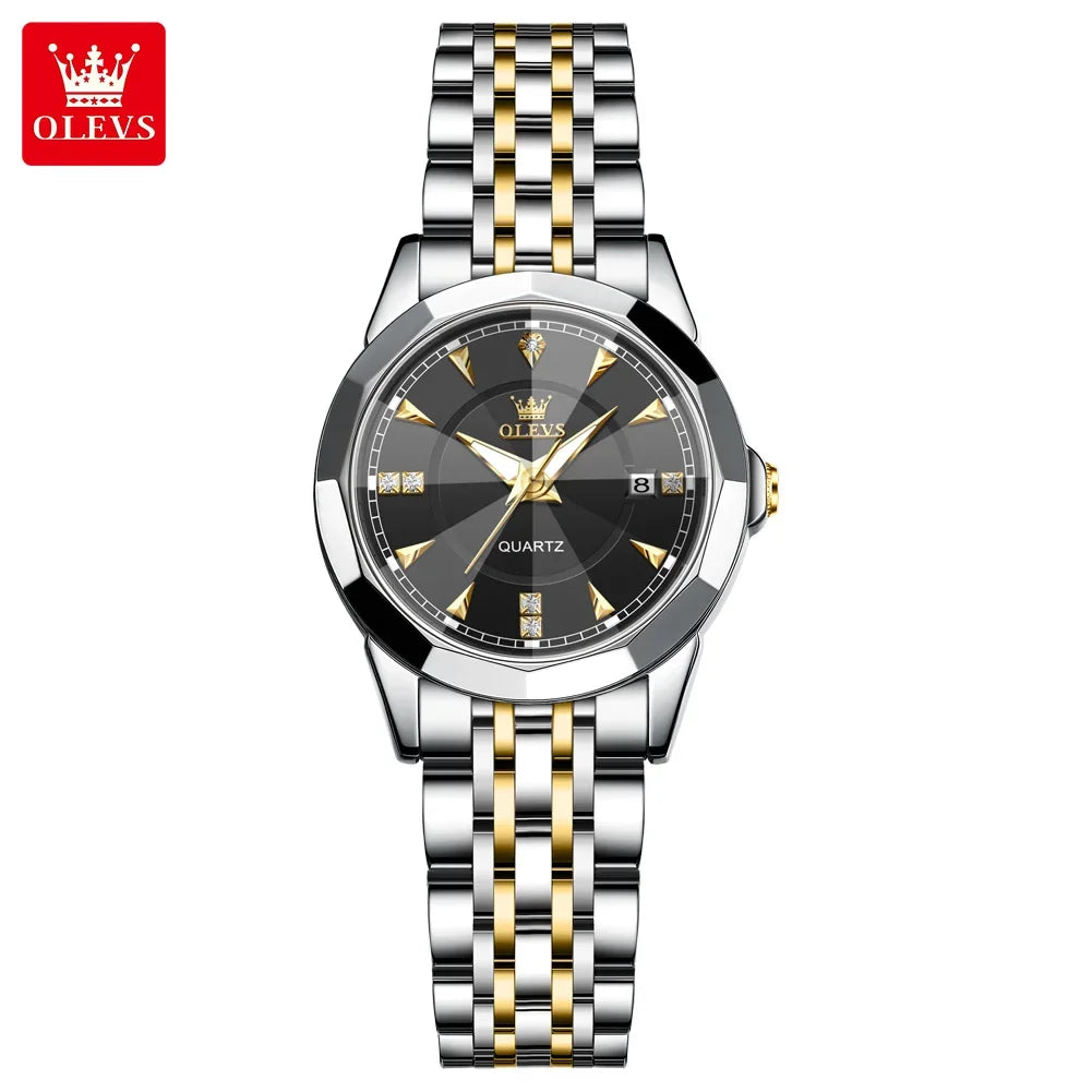 OLEVS 9977 Women's Quartz Watch - Olevs - Embellish Gold Jewelry & Diamond