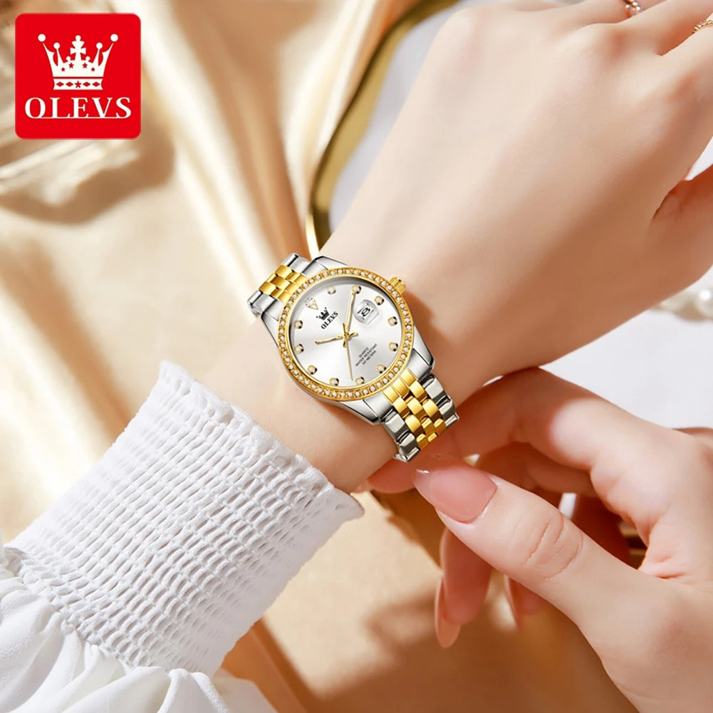OLEVS Top Brand Women's Watches - Olevs - Embellish Gold Jewelry & Diamond