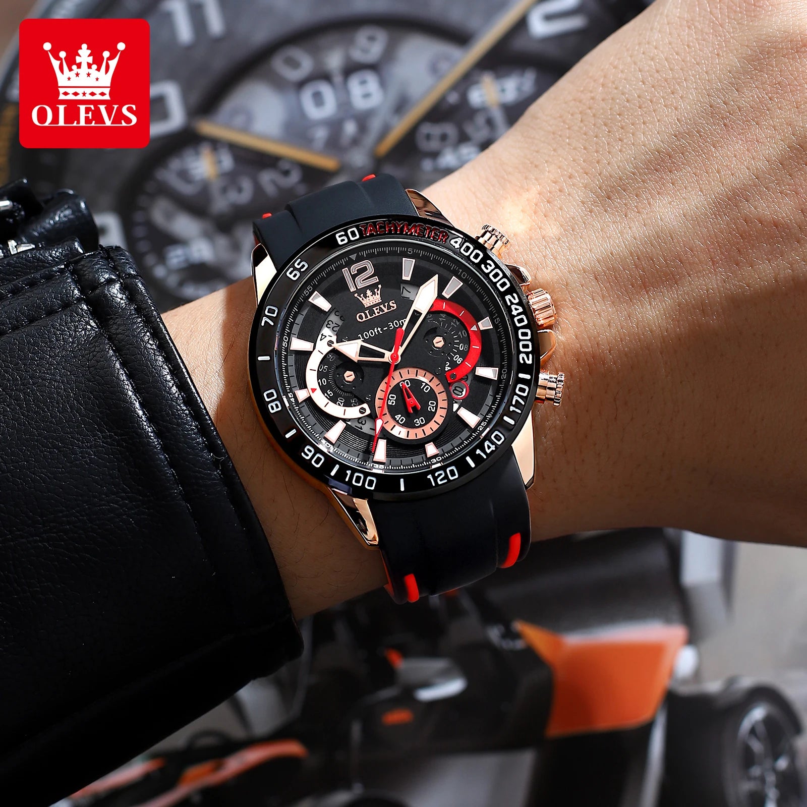 OLEVS casual fashion Men's Wristwatch - Olevs - Embellish Gold Jewelry & Diamond