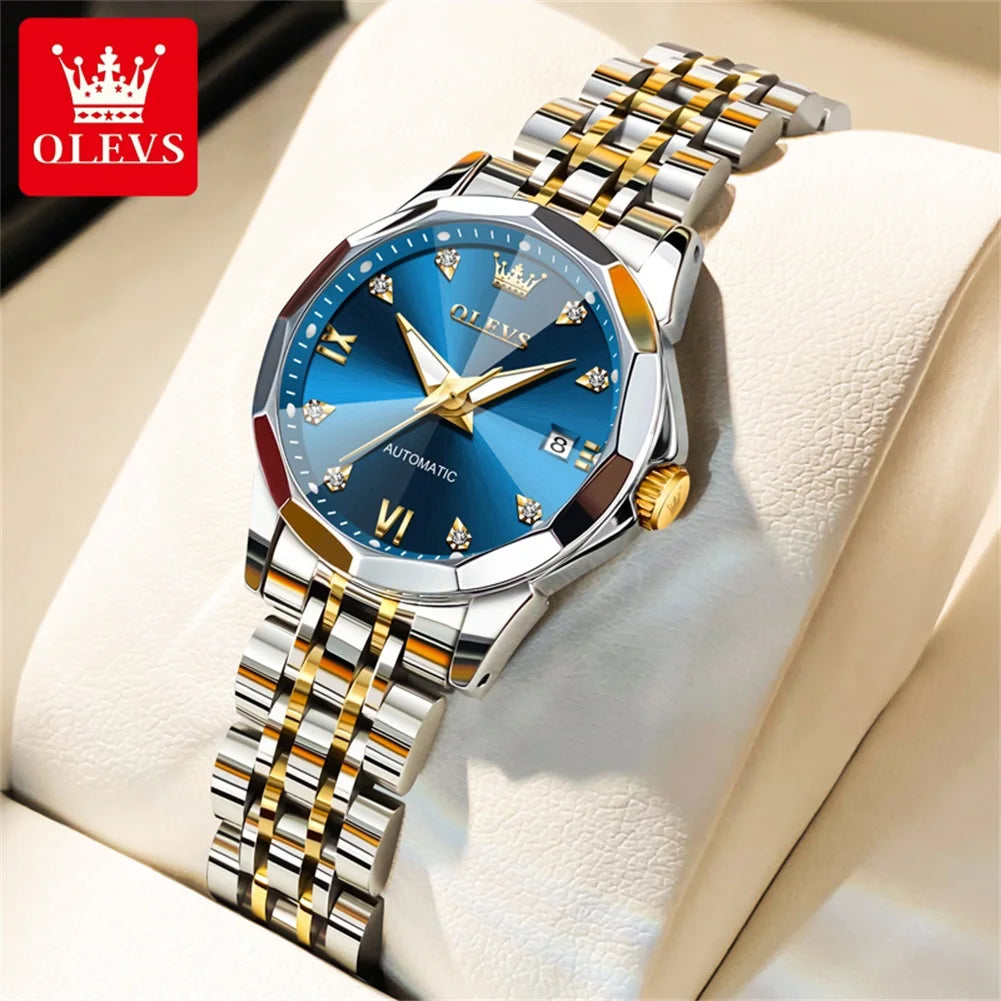 OLEVS Women's Watches - Festive Collection - Embellish Gold Jewelry & Diamond