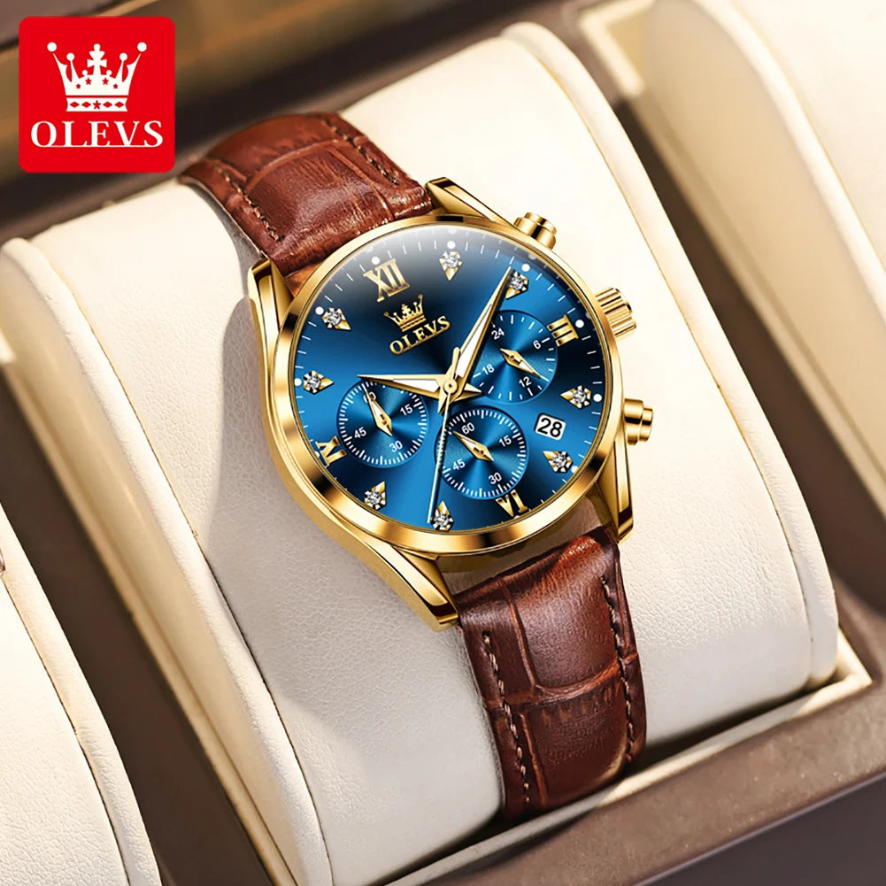 OLEVS 5523 Original Brand Women's Watches - Olevs - Embellish Gold Jewelry & Diamond