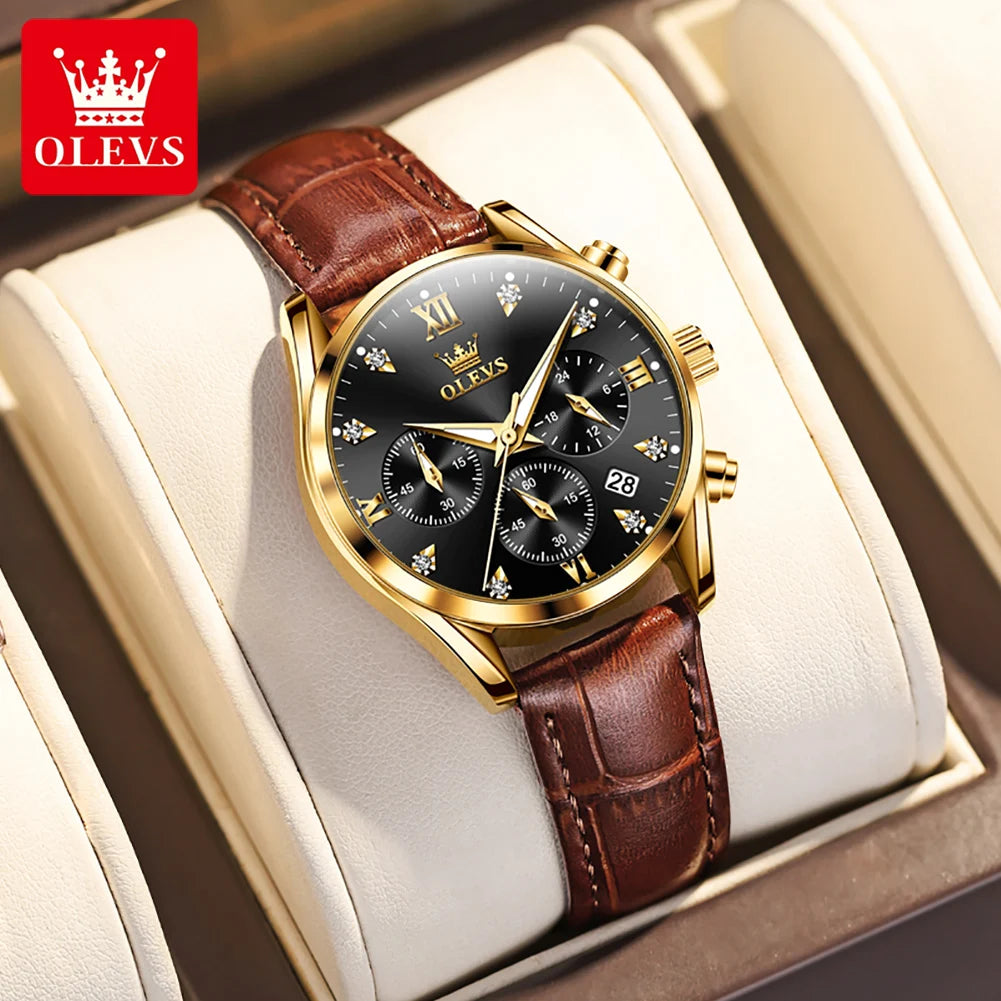 OLEVS 5523 Original Brand Women's Watches - Olevs - Embellish Gold Jewelry & Diamond
