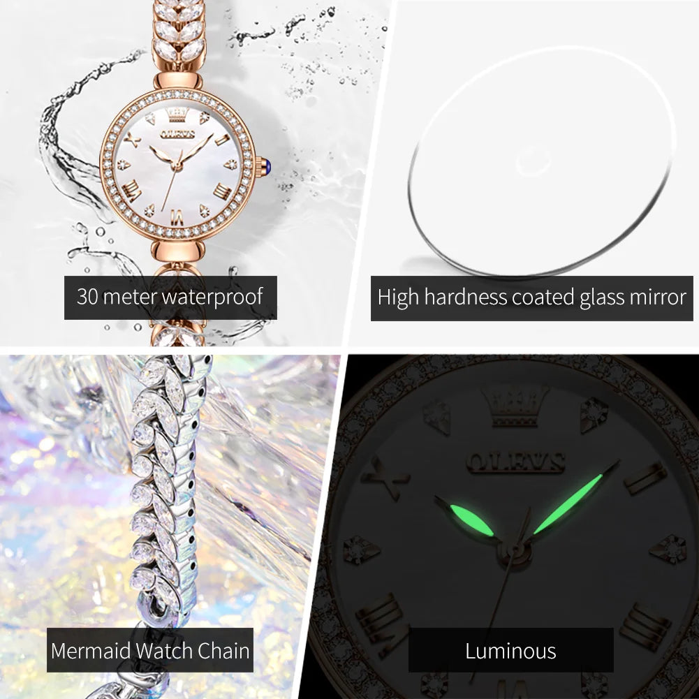 OLEVS Women's Watches - Olevs - Embellish Gold Jewelry & Diamond