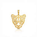 18k Gold Tiger Pendant