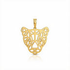18k Gold Tiger Pendant