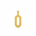 18k Clip Style Pendant