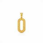 18k Clip Style Pendant