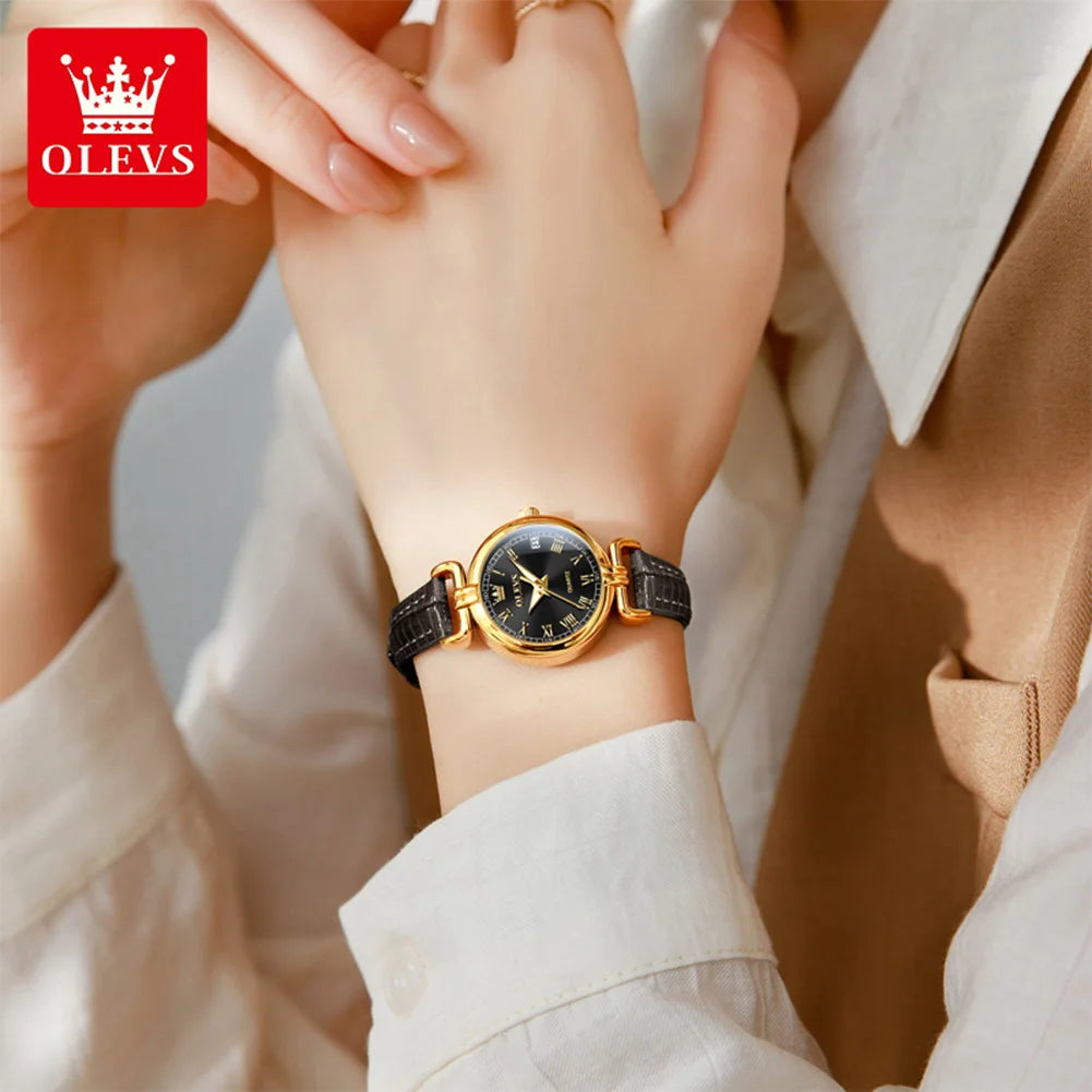 OLEVS New Fashion Simple Womens Watches - Olevs - Embellish Gold Jewelry & Diamond