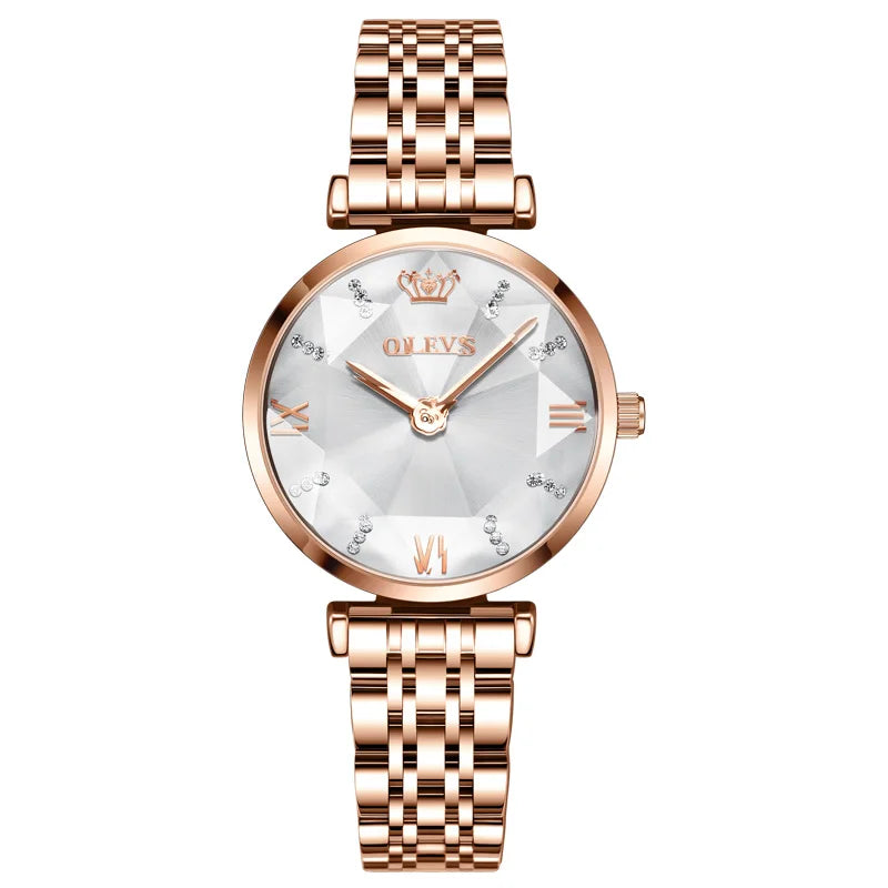 OLEVS New Women Luxury Jewel Quartz Watches - Olevs - Embellish Gold Jewelry & Diamond
