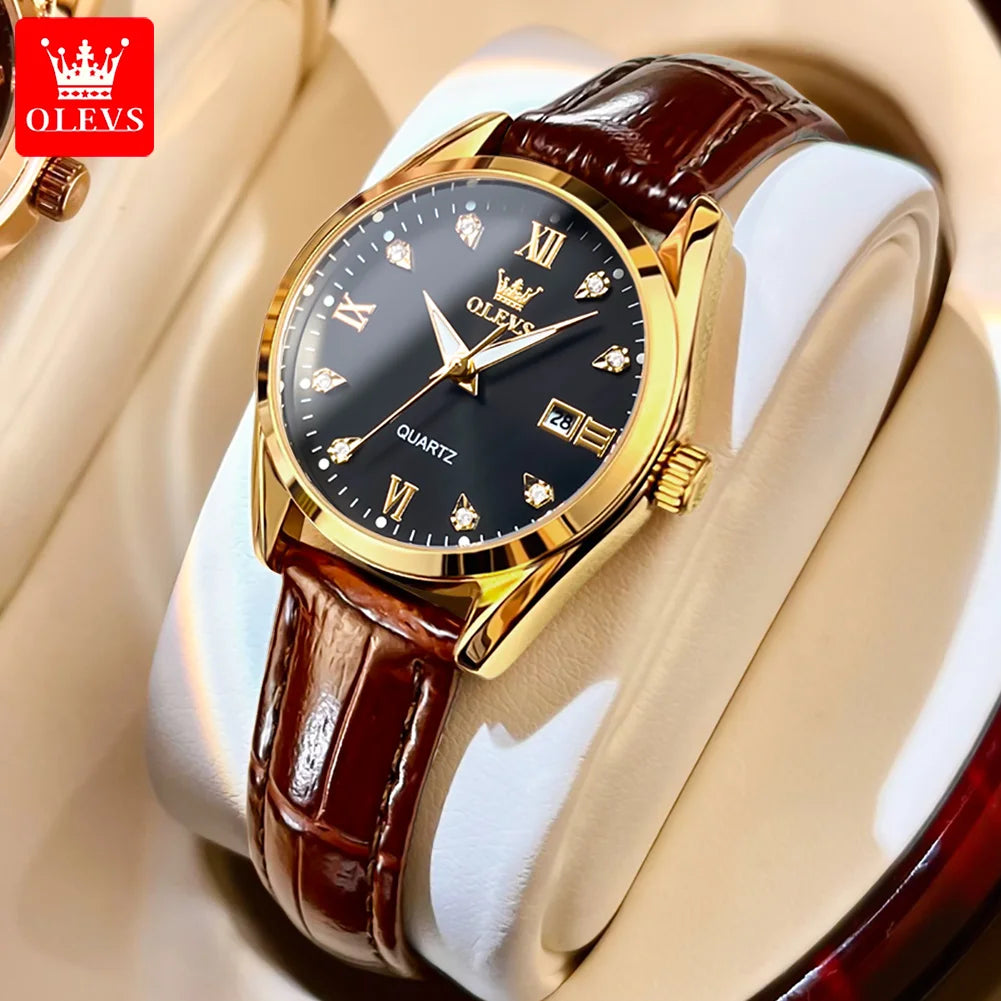 OLEVS Casual Luxury Women's Watches - Olevs - Embellish Gold Jewelry & Diamond