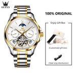 OLEVS 6663 Men Flywheel Fully Automatic Mechanical Watch