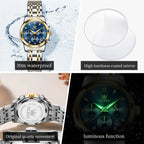 OLEVS 2858 Original Quartz Watch for Ladies