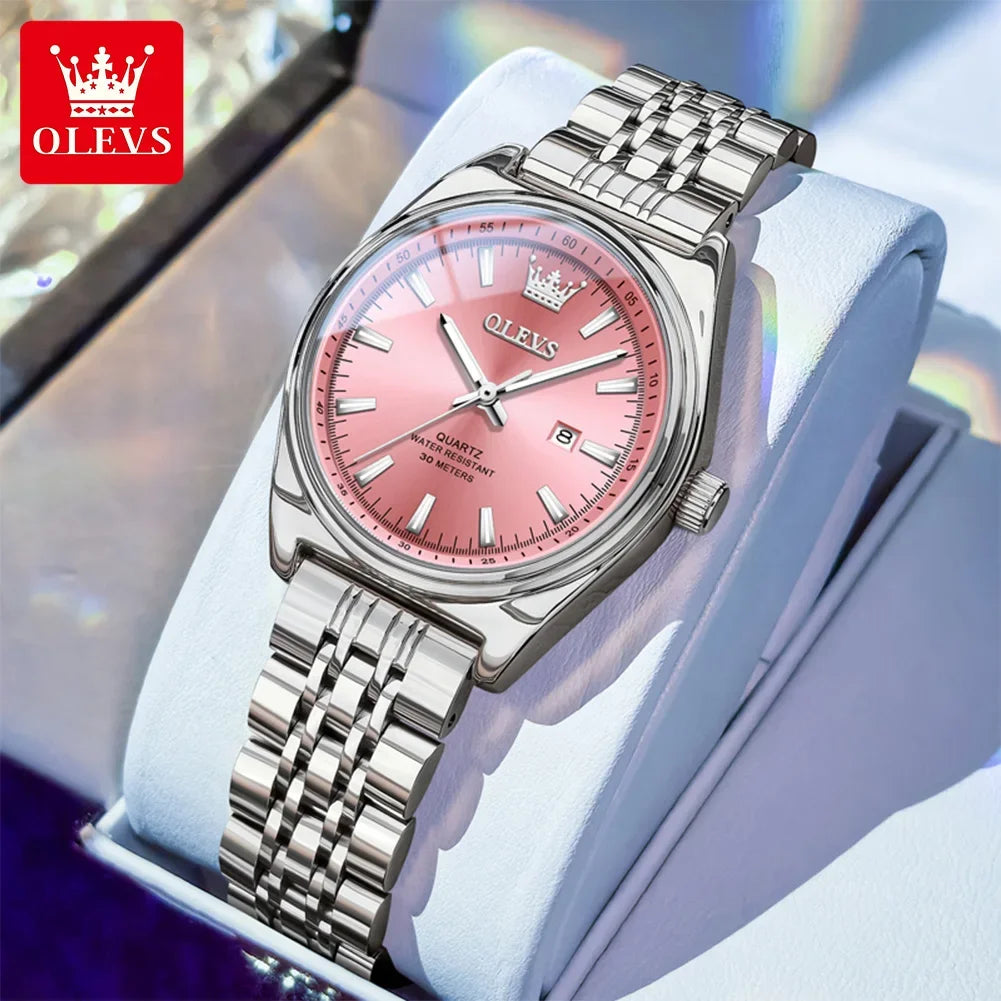 OLEVS New 3703 Watches Woman - Festive Collection - Embellish Gold Jewelry & Diamond