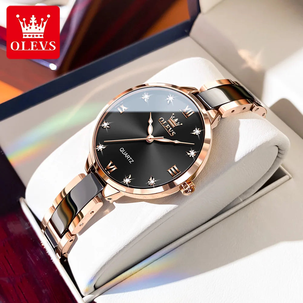 OLEVS 5872 Women Watches - Olevs - Embellish Gold Jewelry & Diamond