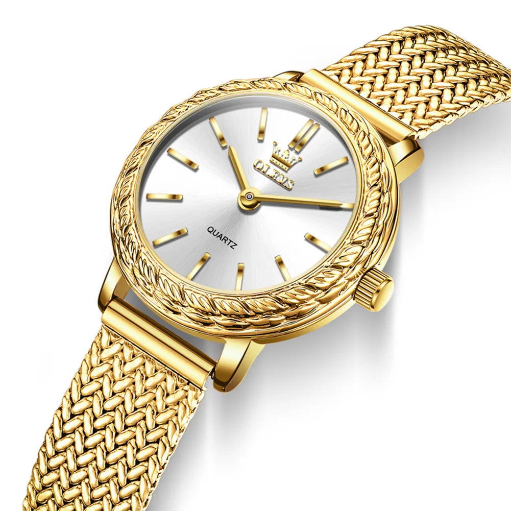 OLEVS New Women Bracelet Watch - Olevs - Embellish Gold Jewelry & Diamond