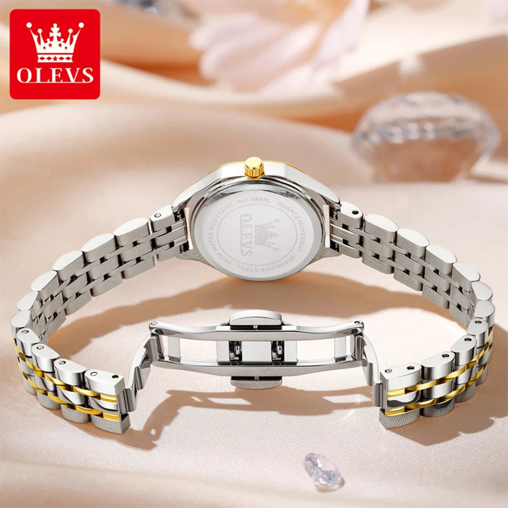 OLEVS Luxury Ladies' Watches - Olevs - Embellish Gold Jewelry & Diamond